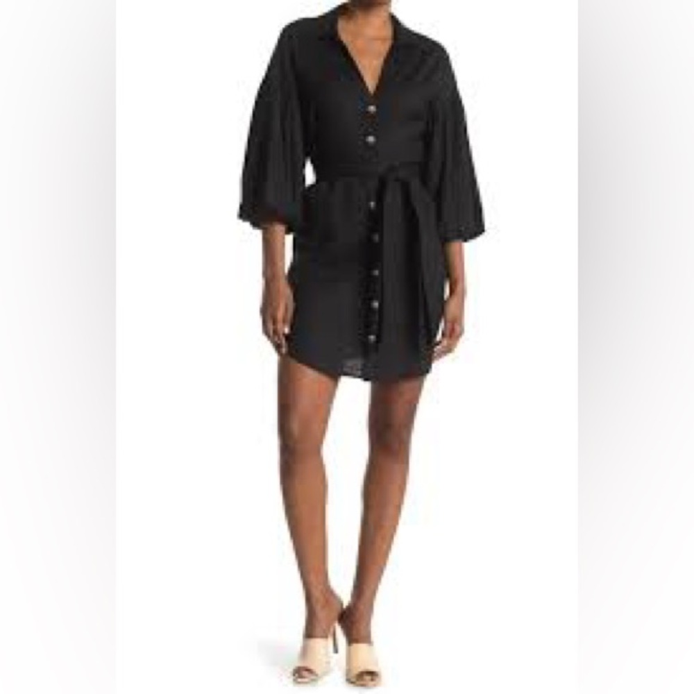 Veronica Beard Linen Shirt Dress